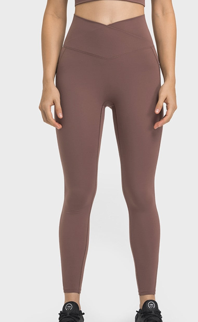 Smooth as Silk Cross-Waist Legging 25"