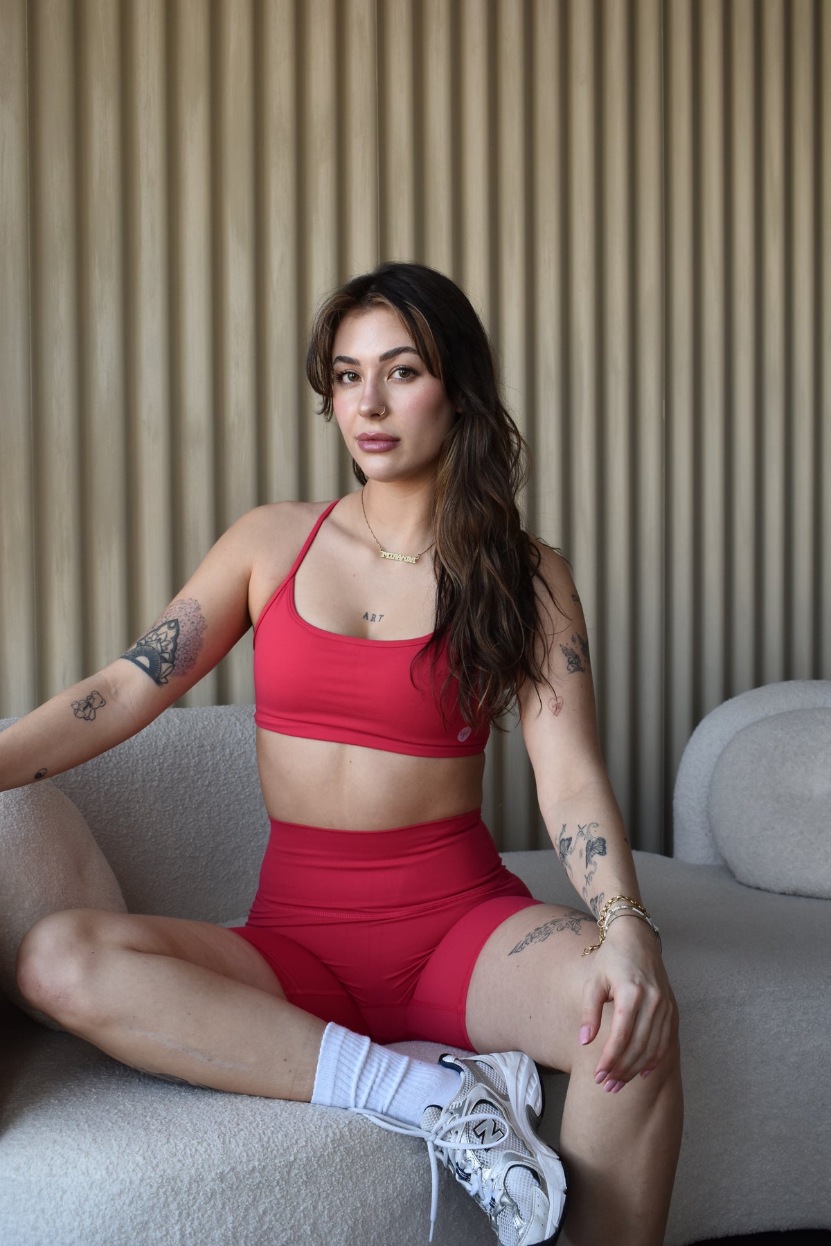 Criss-cross Sports Bra