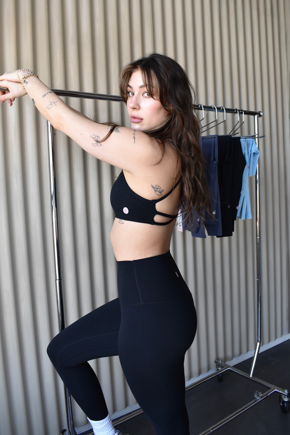 Criss-cross Sports Bra