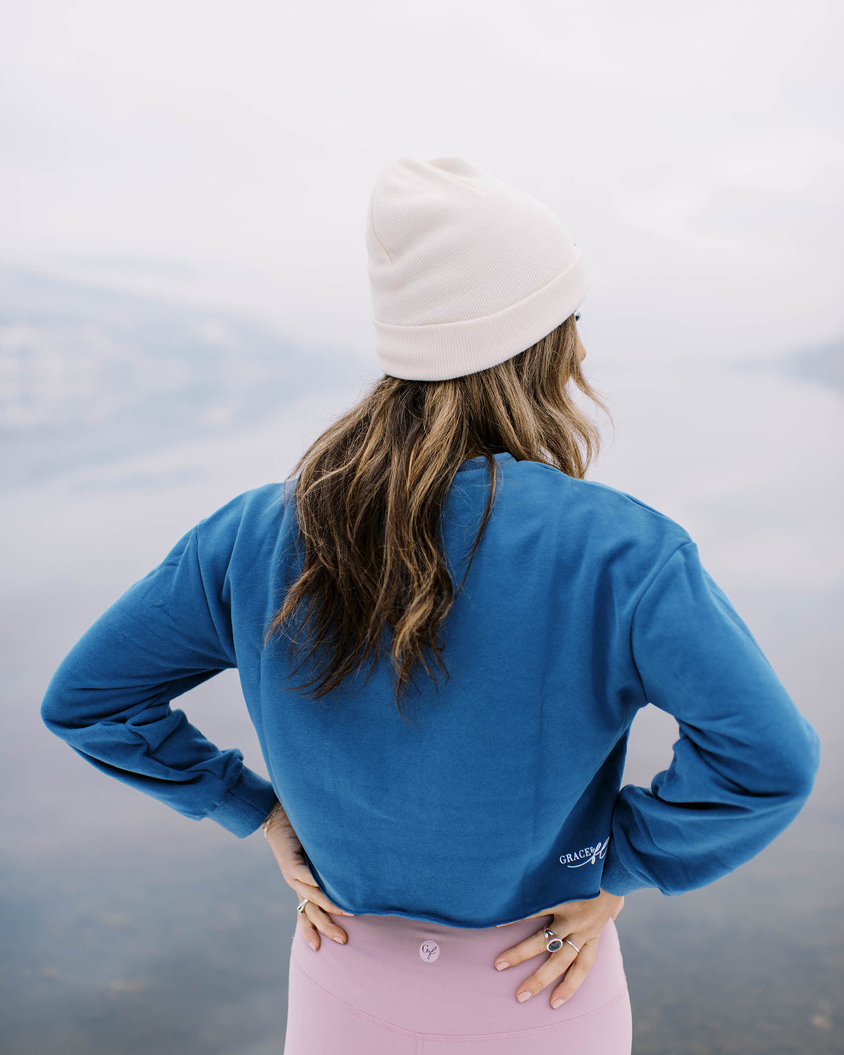 Rosie Drop Shoulder Cozy Crop Sweater