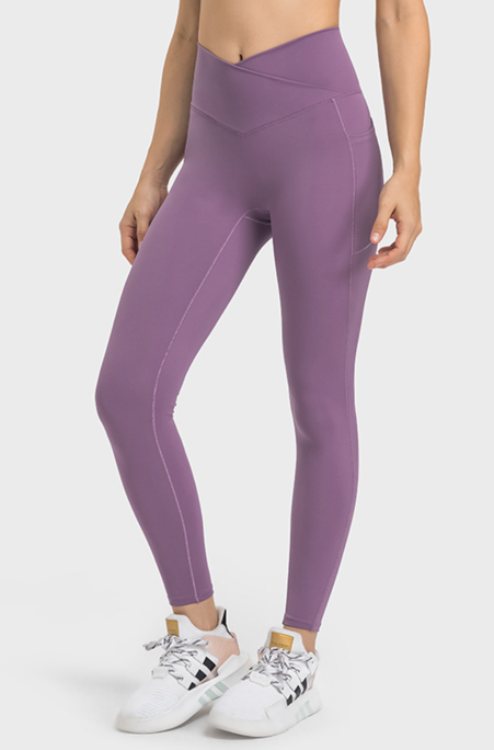 Smooth as Silk Cross-Waist Legging 25"